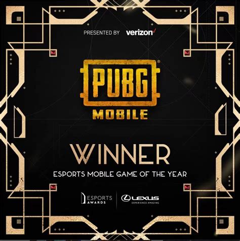 PUBGM Wins Esports Mobile Game of the Year.